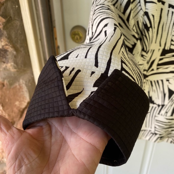 SCOTT TAYLOR Women’s Blazer Black & White Size 1X - Picture 3 of 7